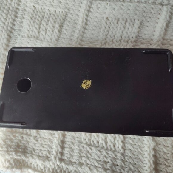 Vintage Japanese Yamanaka Black Lacquer Tissue Box Floral Made in Japa - Picture 6 of 8